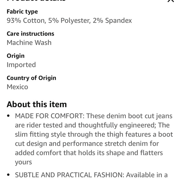 Ariat Blue Bootcut Denim Embroidered Jeans Women Size 32 - Picture 5 of 15